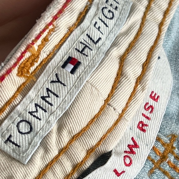 Tommy Hilfiger lite Wash low rise denim jeans size 14 short - Picture 7 of 8
